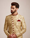 Sublime Cream Sherwani Set