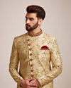 Sublime Cream Sherwani Set image number 0