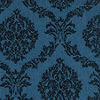 Classic Blue Brocade Design Indo Western