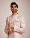 alt message - Manyavar Men Rani Pink Indo Western Set image number 0