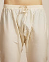 Manyavar Men Beige Indo Western Set