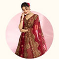 Maroon Bridal Lehenga