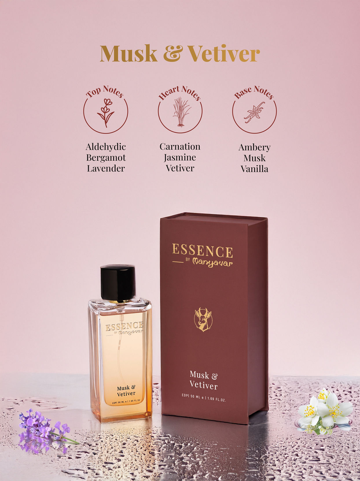 Manyavar Men Musk & Vetiver Perfume image number 3