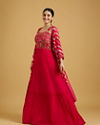 Mohey Women Ravishing Rani Anarkali Suit Ensemble