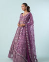 Mohey Women Purple Elegance Royale Lehenga