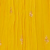 Yellow and Ruby Pink Sequined Fusion Lehenga