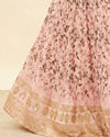 Mohey Women Peach Fuzz Floral Print Lehenga
