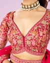 Mohey Women Pink Royal Affair Lehenga