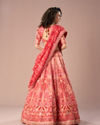Mohey Women Fetching Dark Red Lehenga