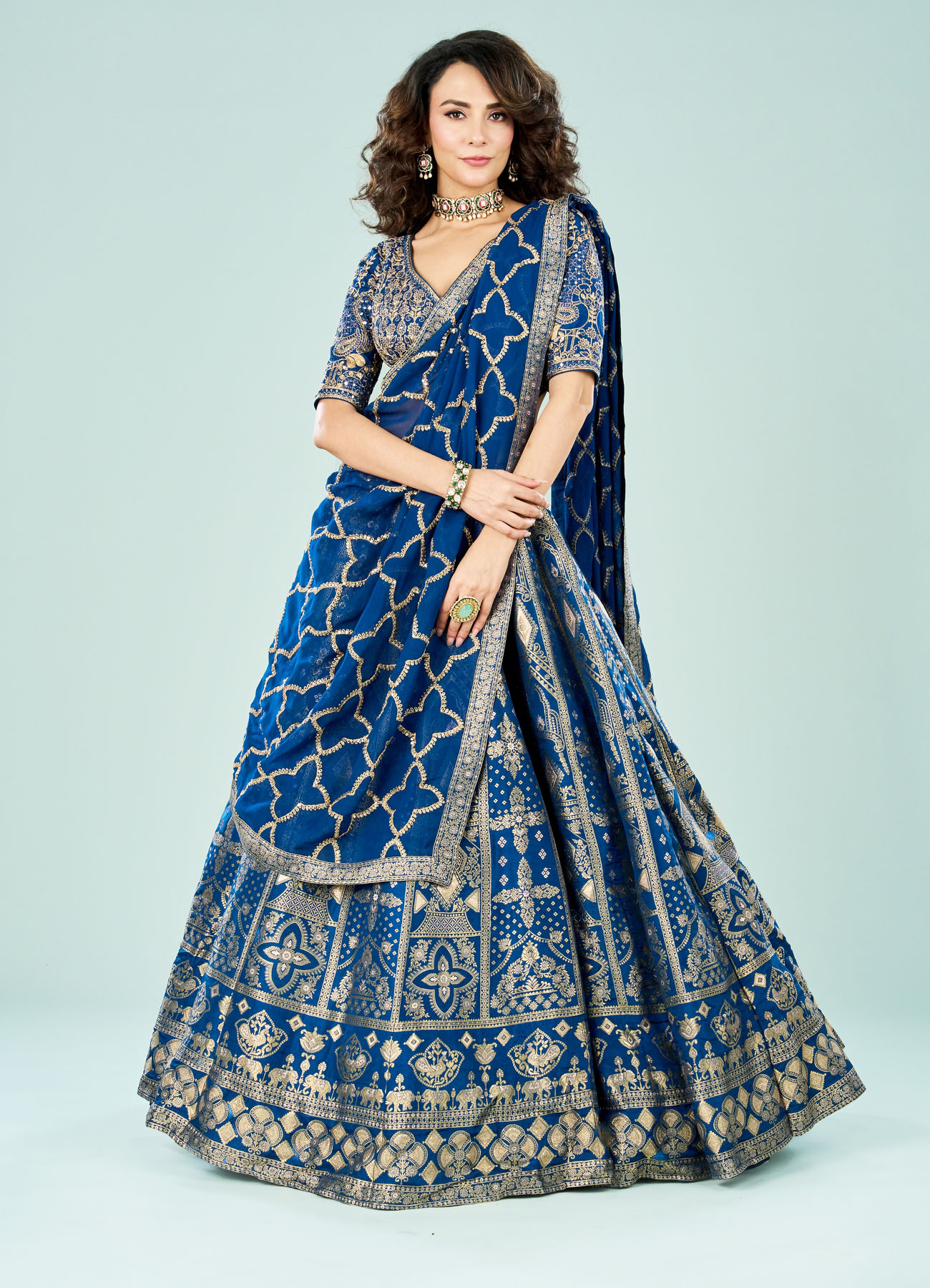 Mohey Women Moonlit Glow Lehenga