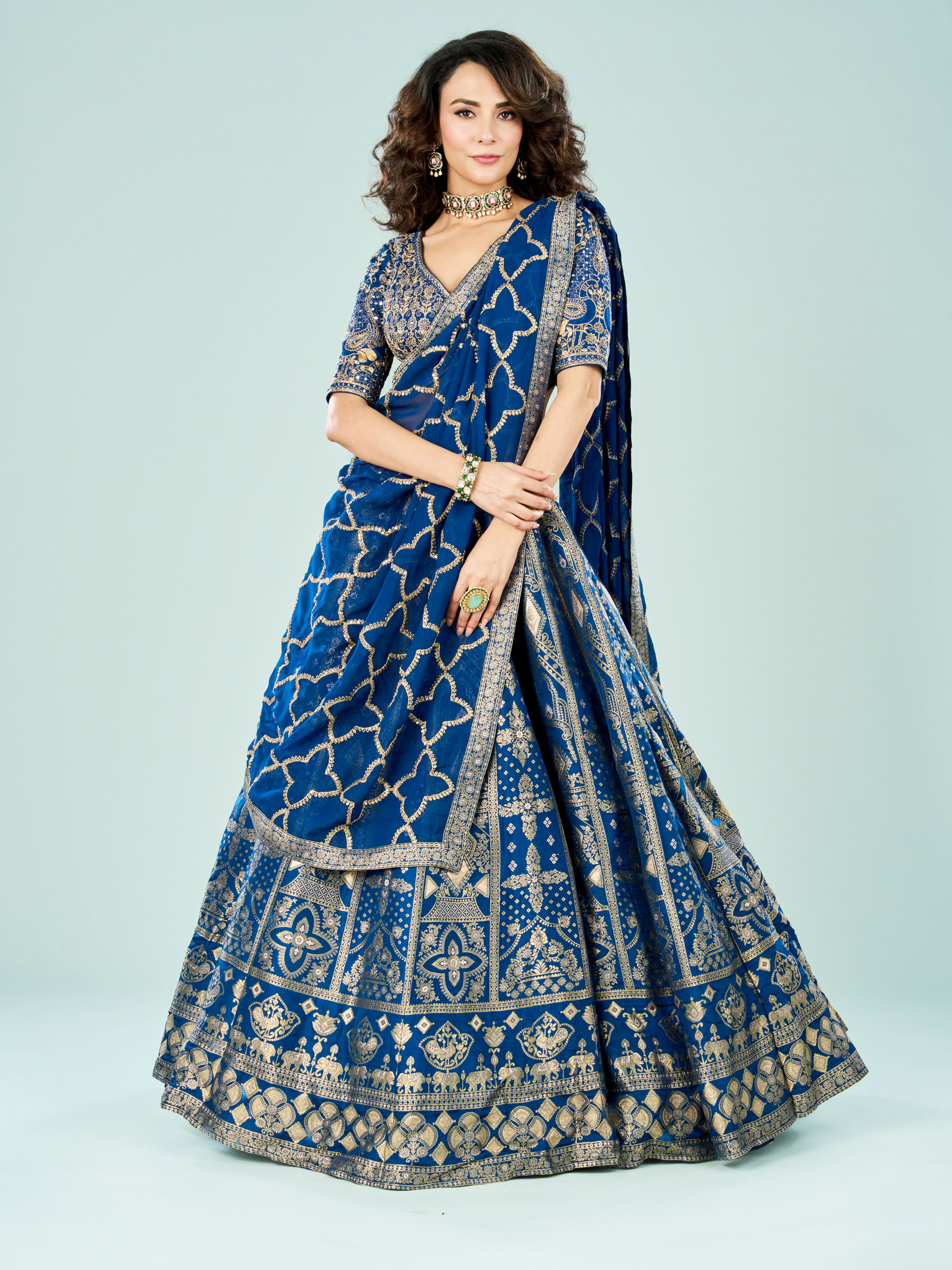 Mohey Women Moonlit Glow Lehenga