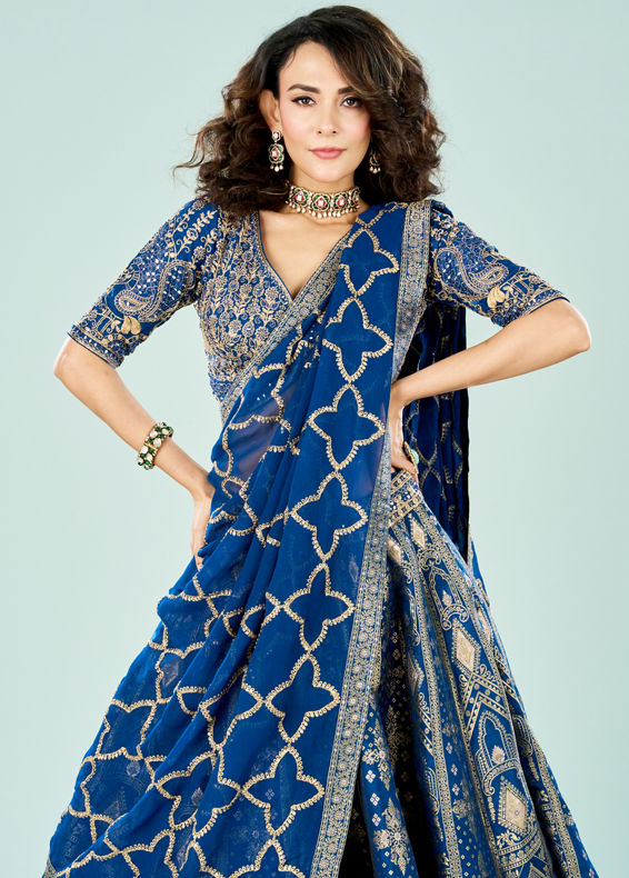 Mohey Women Moonlit Glow Lehenga