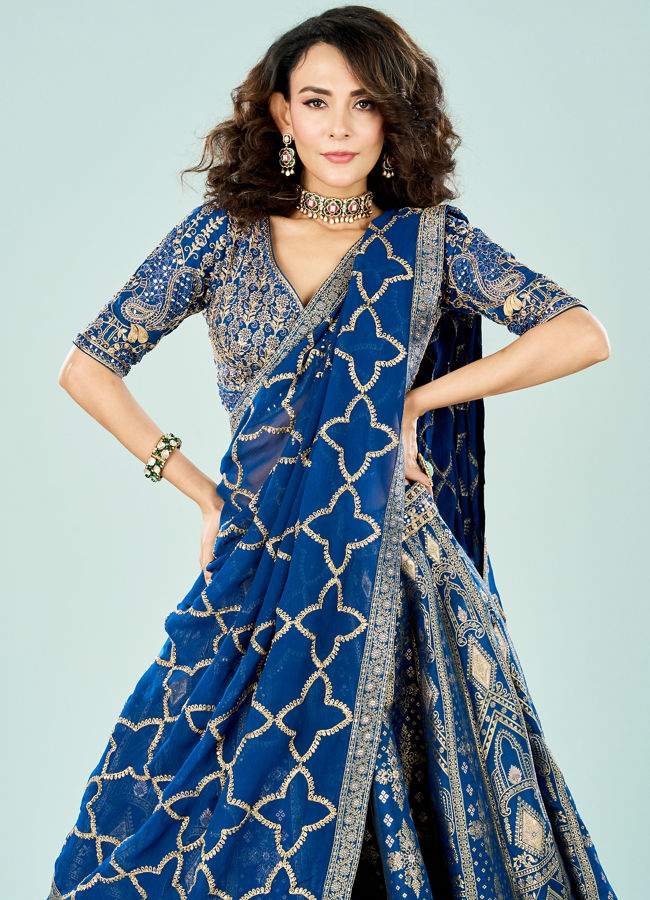 Mohey Women Moonlit Glow Lehenga