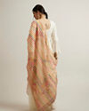 Mohey Women Dark Cream Buta Patterned Palazzo Suit