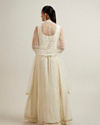 Mohey Women Exquisite Cream Georgette Anarkali Suit