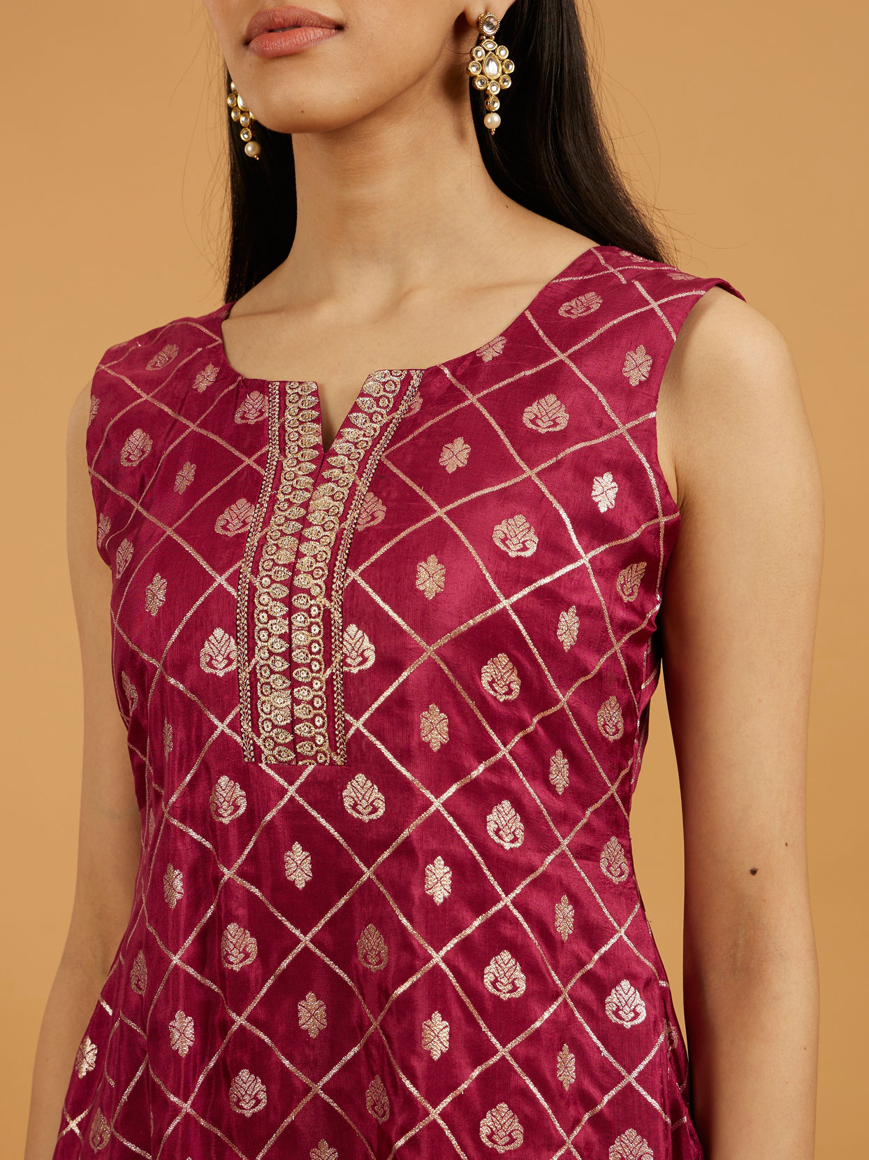 Mohey Women Purple Essence Straight Suit