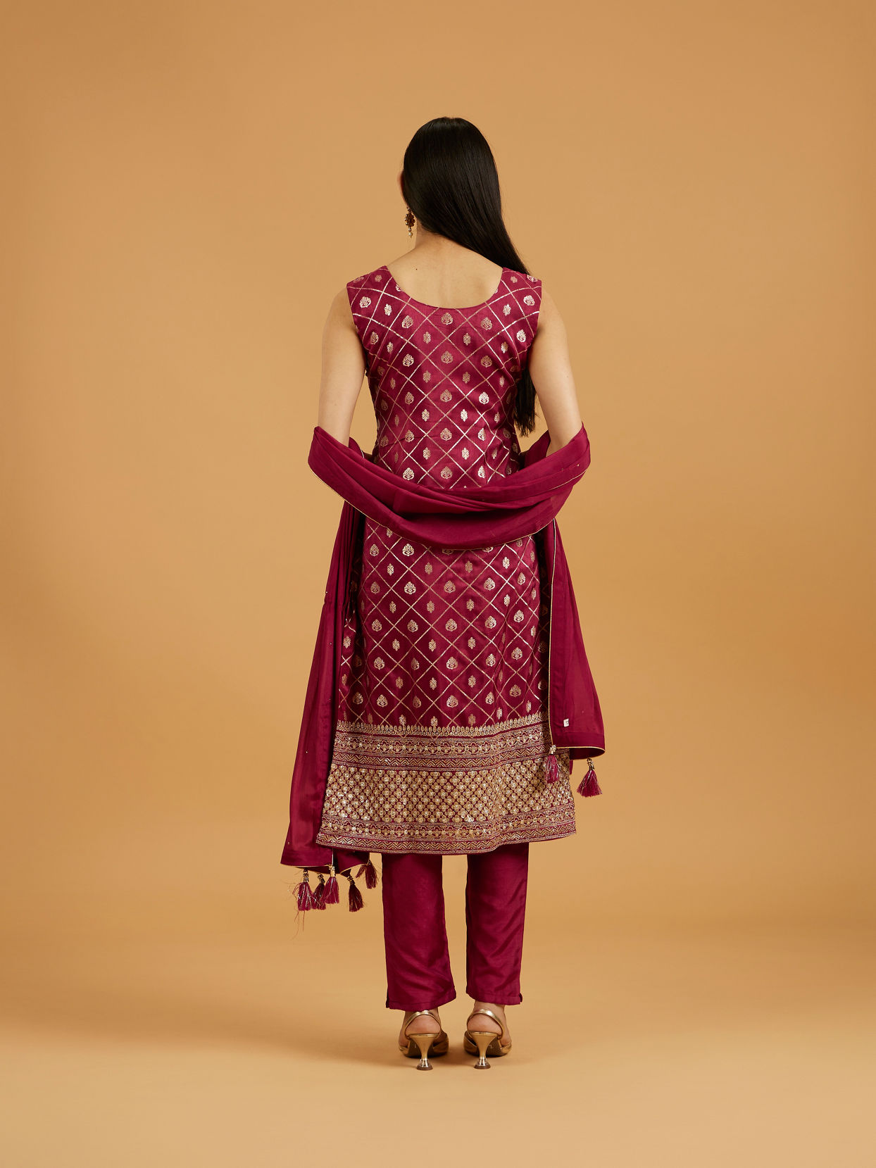 Mohey Women Purple Essence Straight Suit