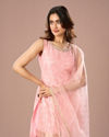 Mohey Women Light Pink Sharara Suit Fiesta