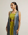 Mohey Women Satin Splendor Stiched Indo Western Collection