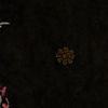 Carbon Black Floral Patterned Straight Suit
