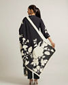 Mohey Women Ebony Black Floral Printed Straight Suit