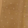 Beige Art Silk Anarkali Suit with Weave