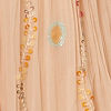Champagne Peach Floral Sequined Lehenga