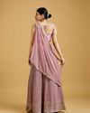 Mohey Women Spellbinding Purple Georgette Lehenga