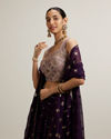 Mohey Women Purple Elegance Lehenga image number 1