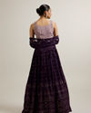 Mohey Women Purple Elegance Lehenga