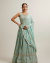 Mohey Women Exquisite Blue Lehenga