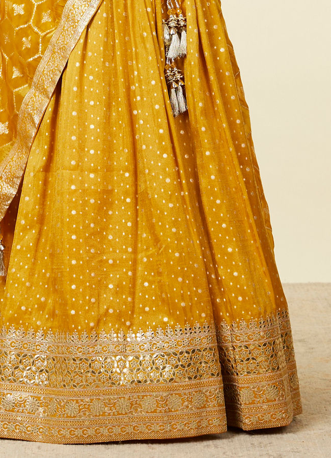 Vibrant Mustard Lehenga main image 1