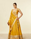 Mohey Women Mustard Art Silk Lehenga with Embroidery image number 2