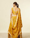 Mohey Women Mustard Art Silk Lehenga with Embroidery image number 4