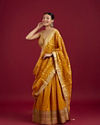 Mohey Women Mustard Art Silk Lehenga with Embroidery image number 2