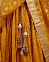Mohey Women Mustard Art Silk Lehenga with Embroidery