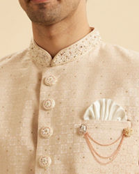 Manyavar Men Royal Peach Sherwani