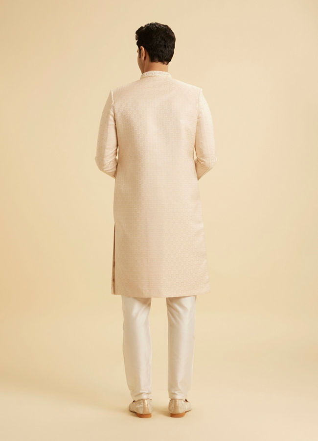 Manyavar Men Royal Peach Sherwani