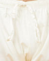 Manyavar Men Pearl White Floral Jaal Patterned Sherwani Set