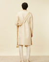 Manyavar Men Sand Beige Sequinned Sherwani Set