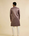 Manyavar Men Purple Floral Buta Motif Sherwani Set