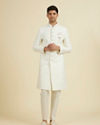 Manyavar Men Ethereal Monochrome Majestic Sherwani