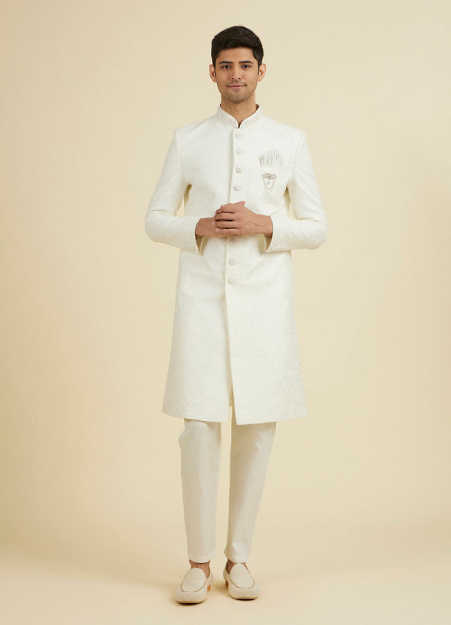 Manyavar Men Ethereal Monochrome Majestic Sherwani