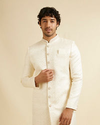 Manyavar Men Lush Cream Regale Sherwani