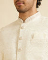 Manyavar Men Lush Cream Regale Sherwani image number 1