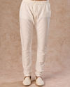 Manyavar Men Royal Cream Sherwani Set