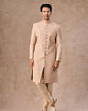 Manyavar Men Champagne Grace Sherwani