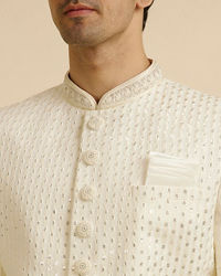 Manyavar Men Royal Cream Sherwani