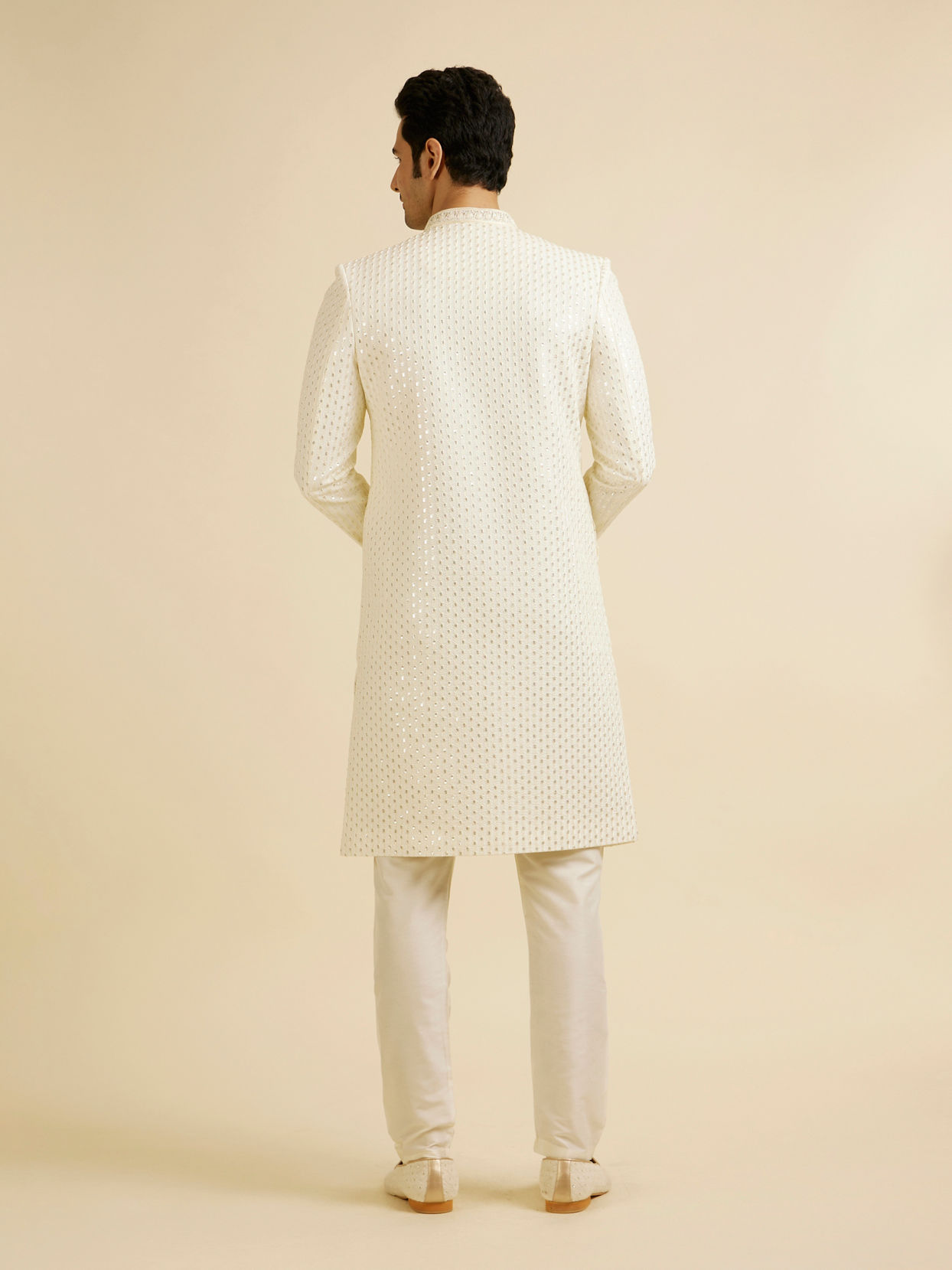 Manyavar Men Royal Cream Sherwani