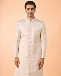 Manyavar Men Cream Radiance Sherwani